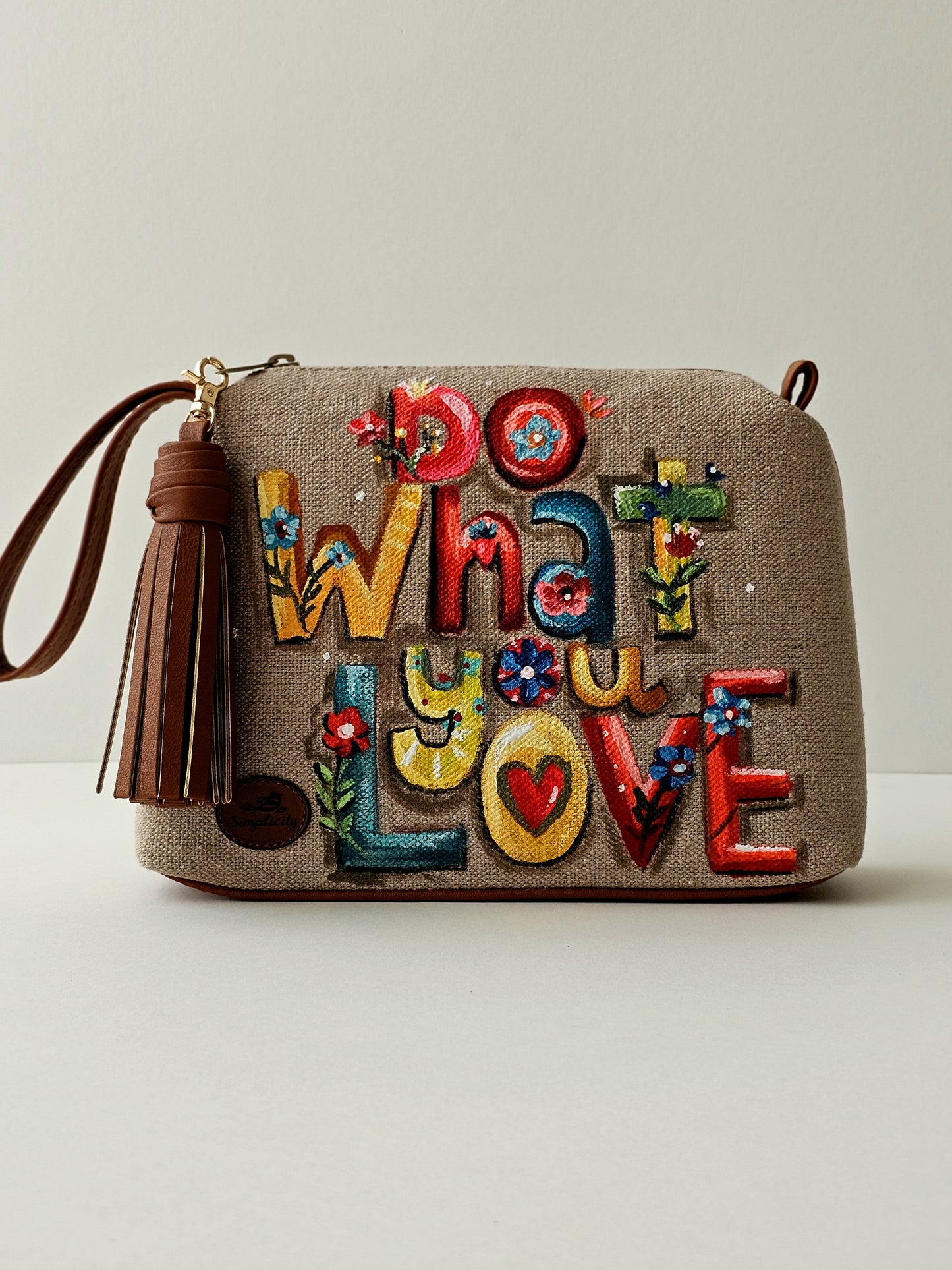 Gogo Clutch Beige Do What You Love