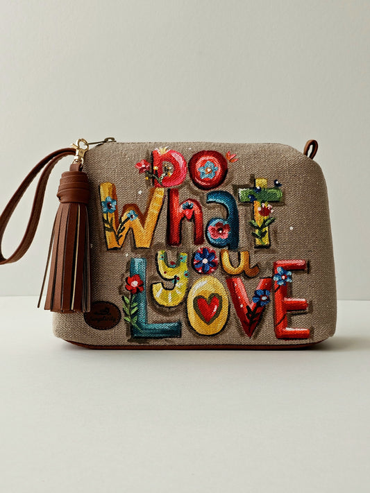 Gogo Clutch Beige Do What You Love
