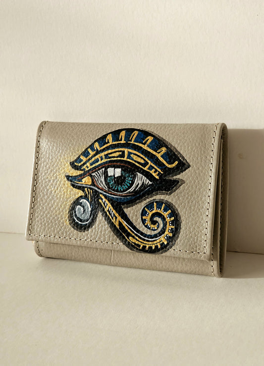 Small Leather Wallet X Eye of Horus