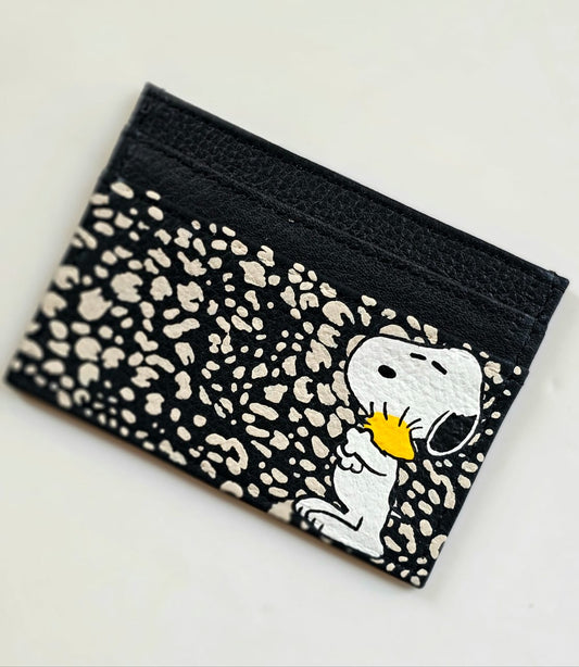 Card Holder Black X Snoopy