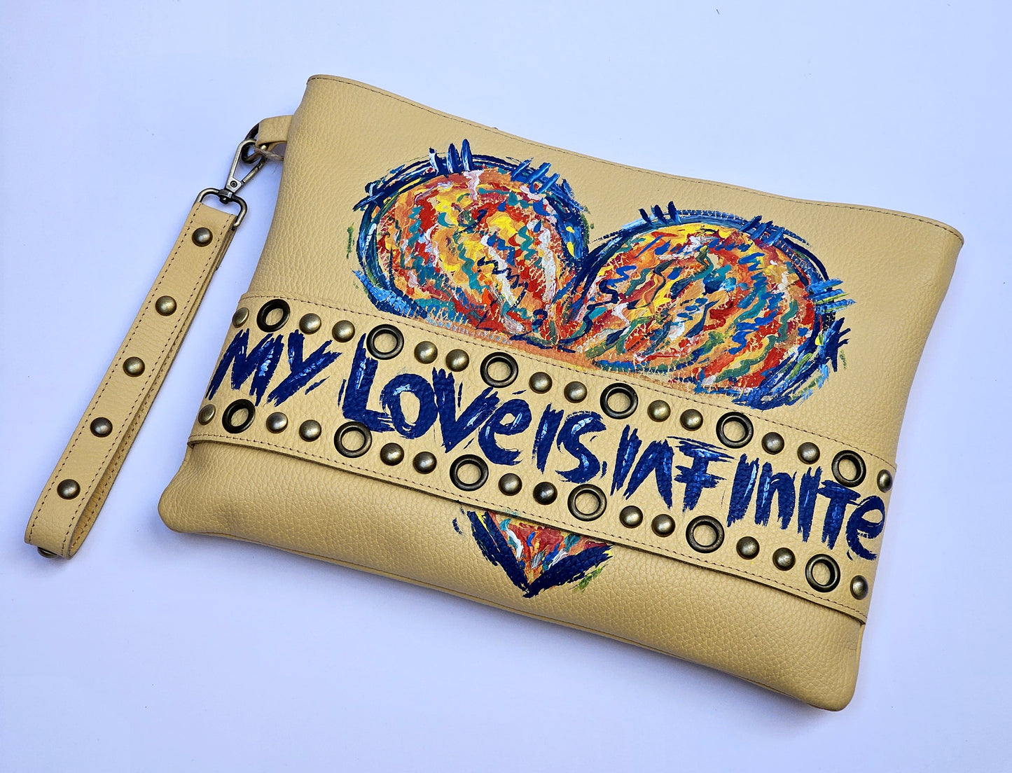 Yellow Studs Clutch X Infinite Love