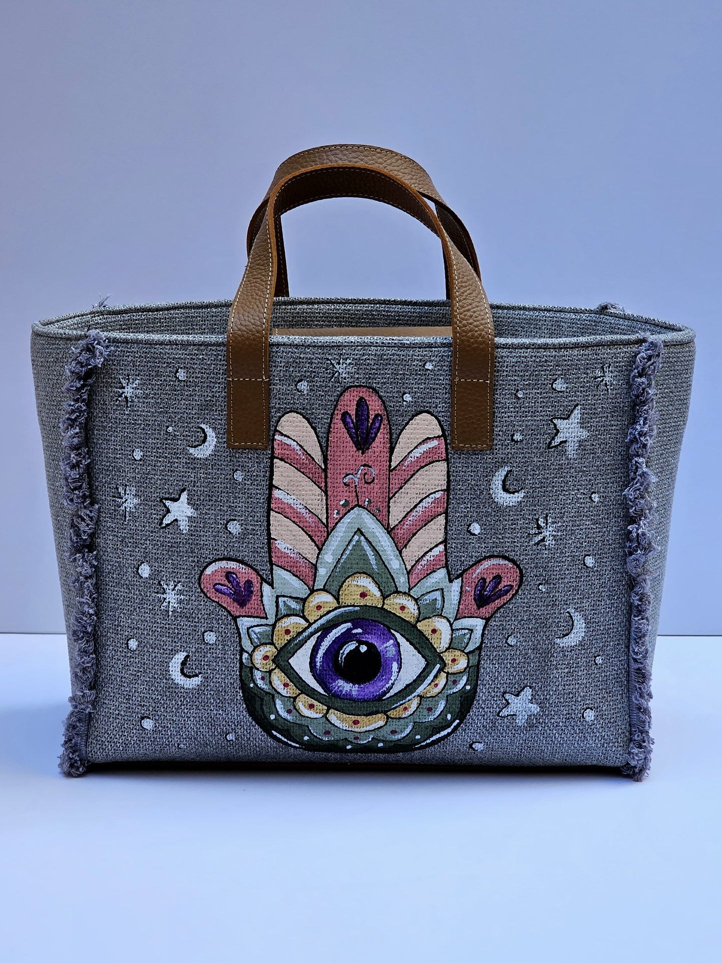 Grey Tote Bag X Mystic Eye