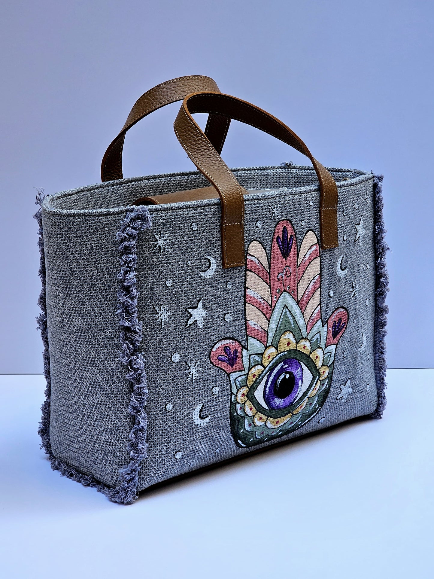 Grey Tote Bag X Mystic Eye