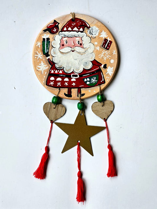 Santa's Wall Deco Beige Base