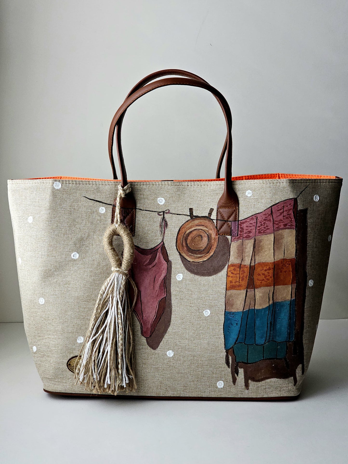 Beach Bags with Tassel