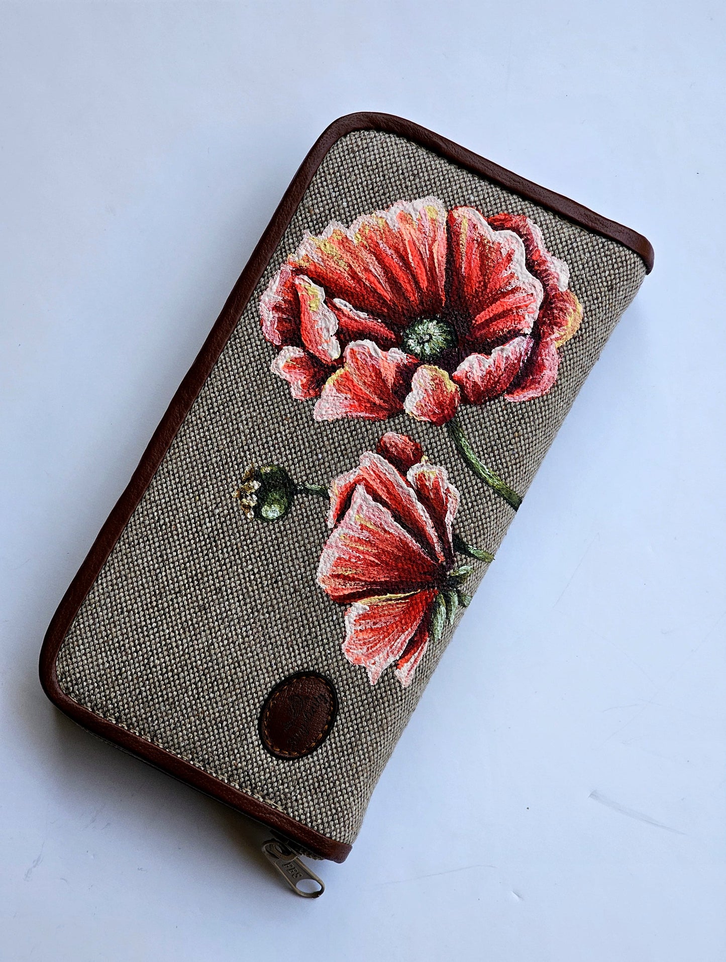 Fabric Wallet X Elegant Flower