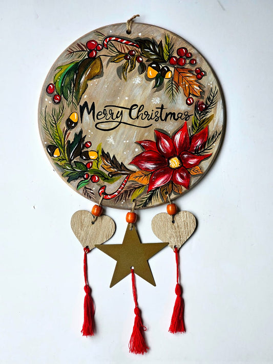 Christmas Wreath Wall Deco