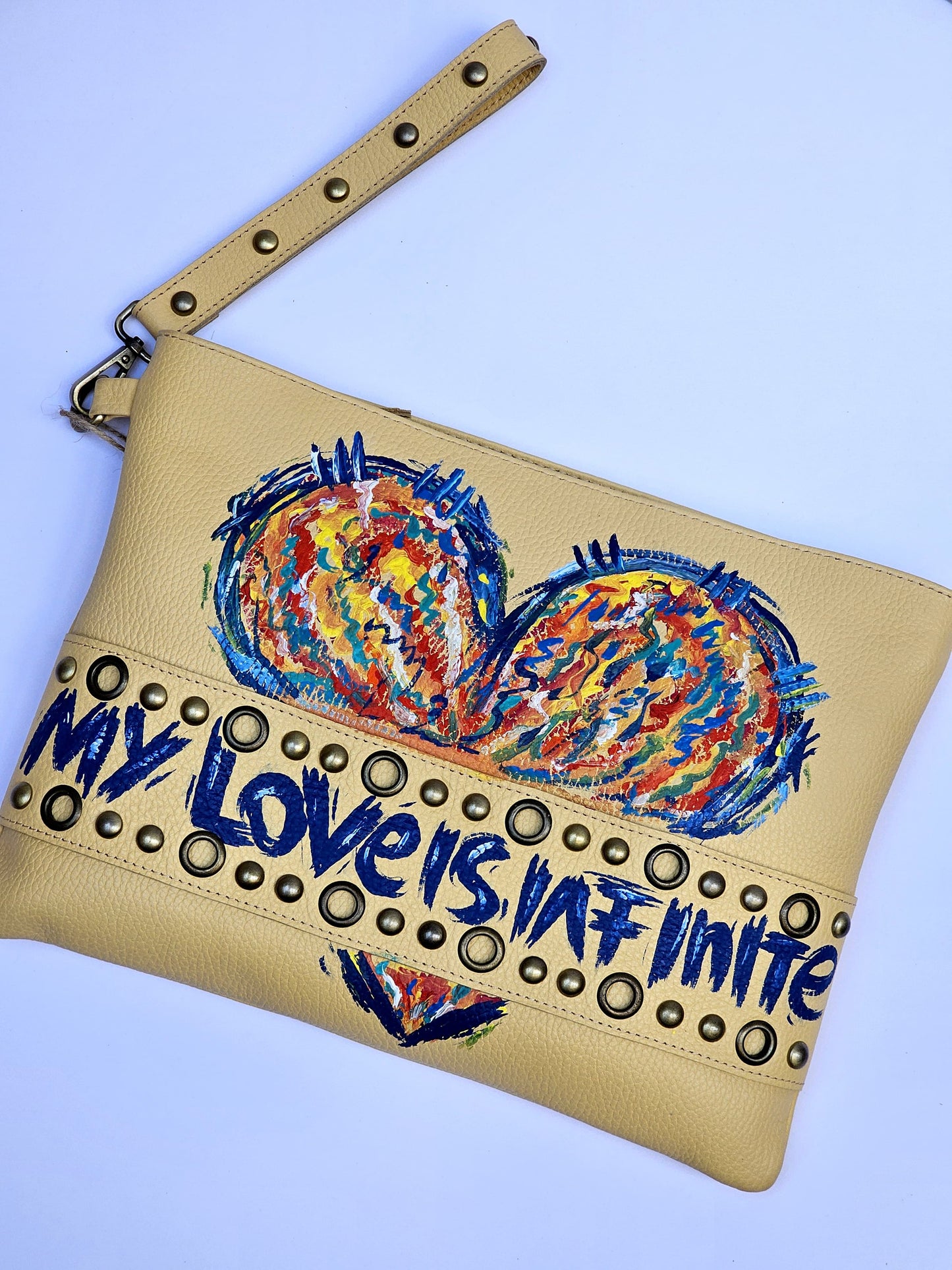 Yellow Studs Clutch X Infinite Love