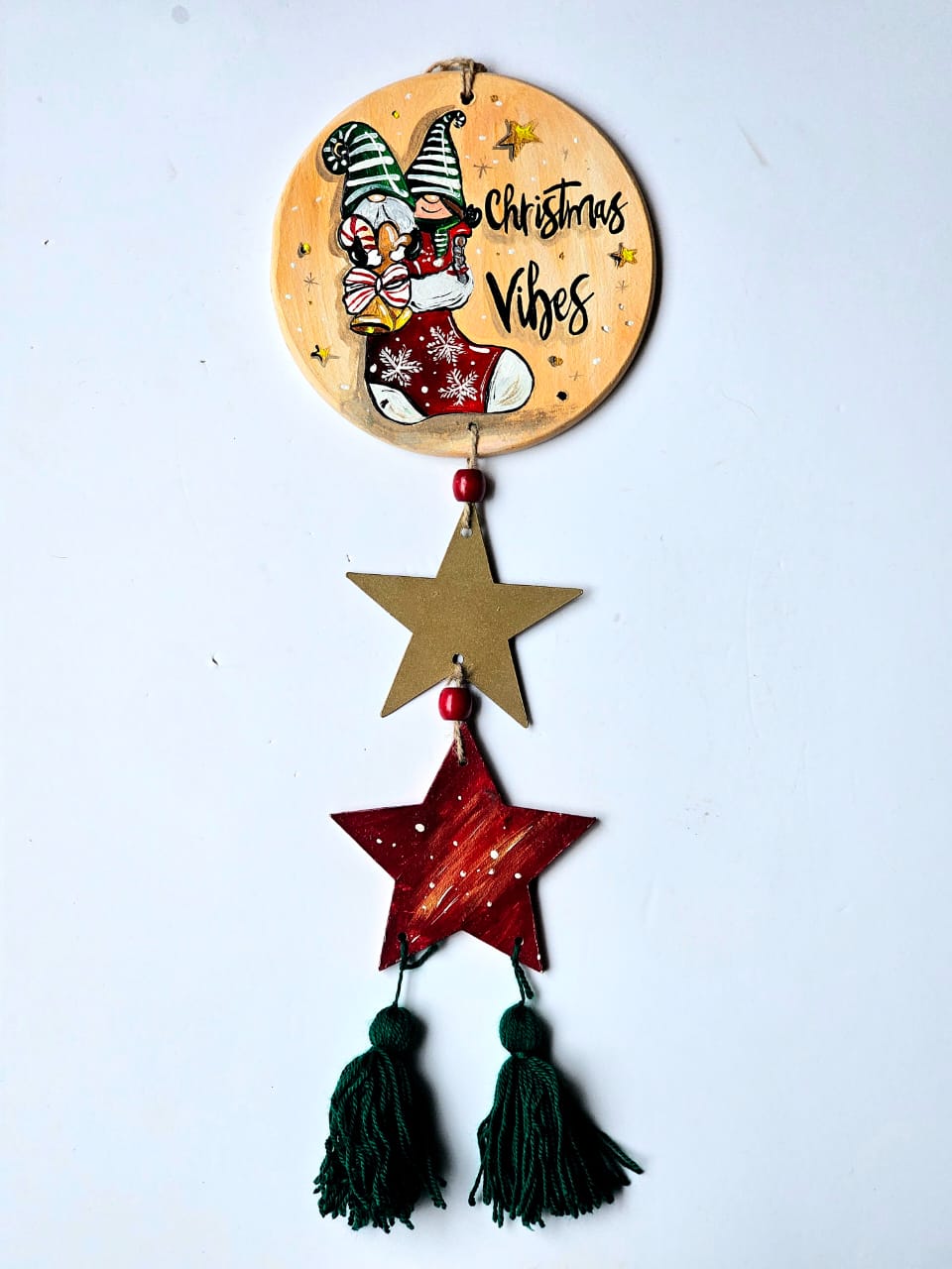 Gnome Stocking Wall Deco