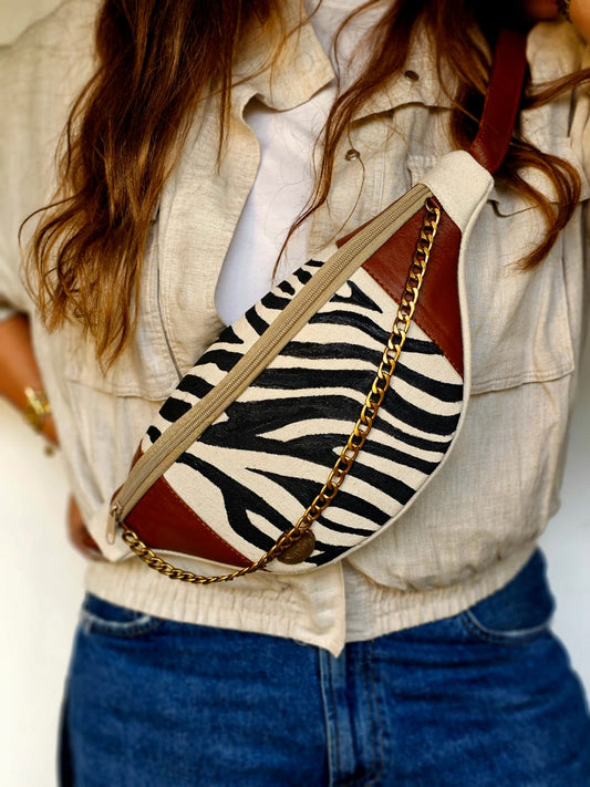 Fanny Pack Zebra Design