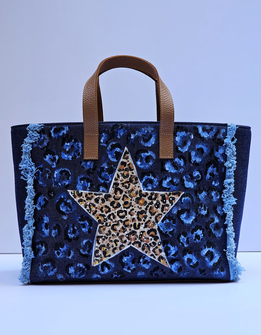 Jeans Tote Bag X Star