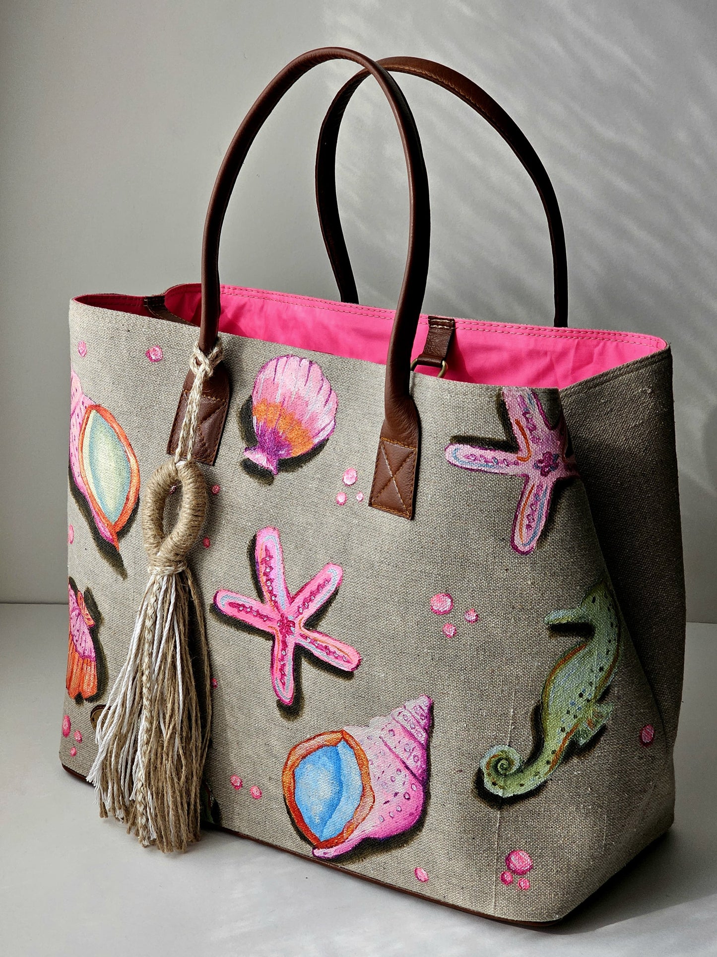 Beach Bags with Tassel