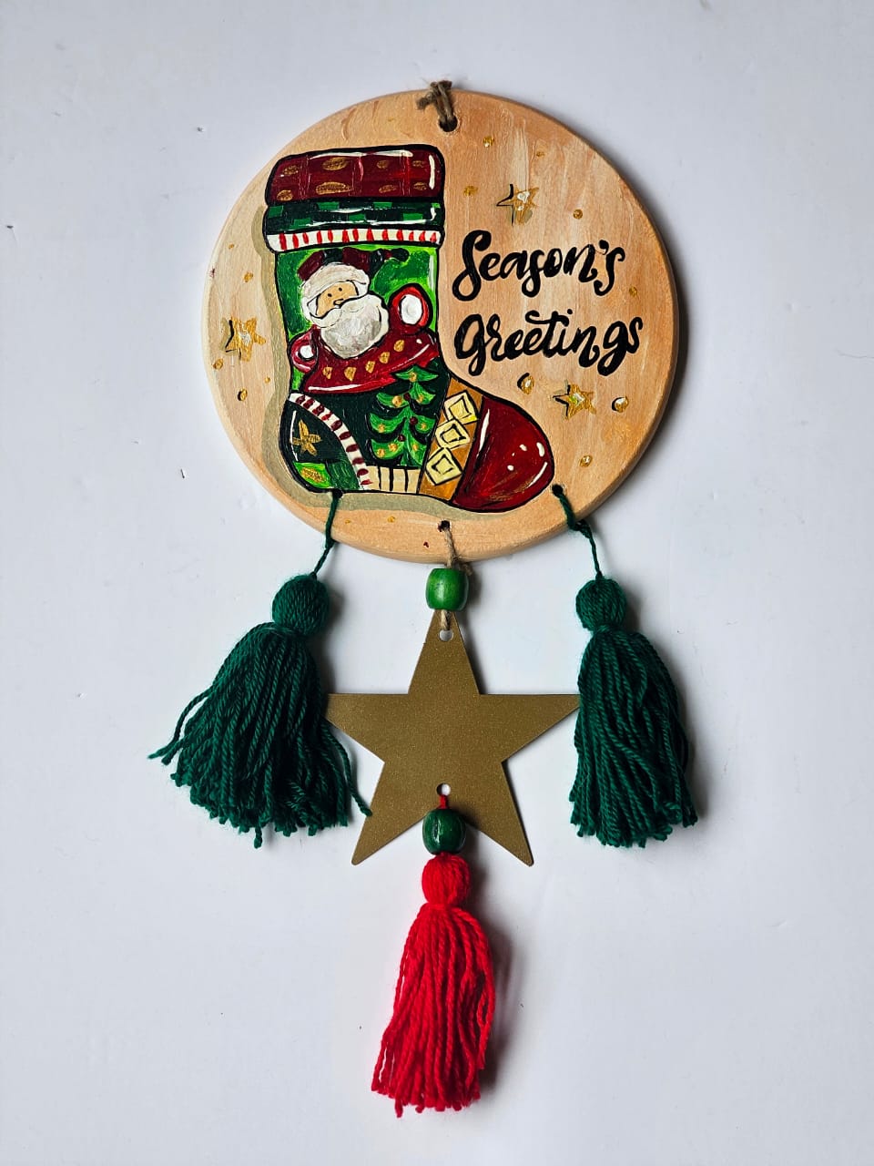 Santa’s Boot Wall Deco